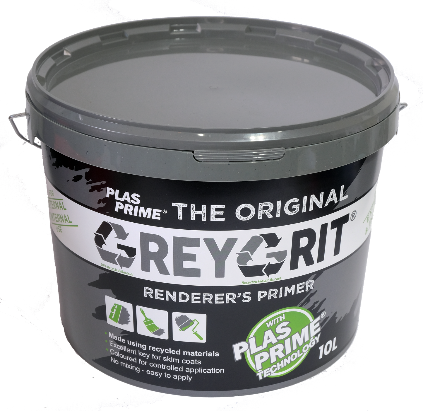 Plasprime Grey Grit 10L Renderers Primer